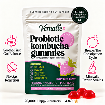 Probiotic Kombucha Gummies - Gut Support