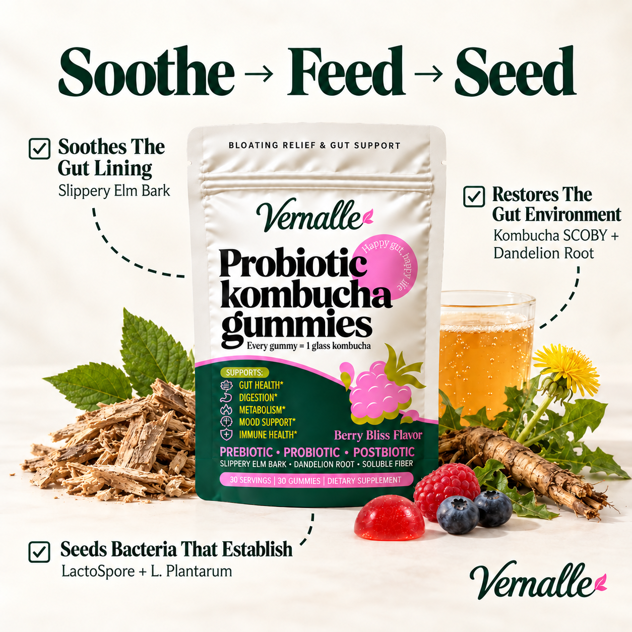 Probiotic Kombucha Gummies